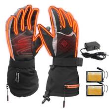 Heated Glove Battery Powered Gloves with Temperature Control Gloves with Rechargeable Battery for Men Women Motorcycle Skiing 2024 - buy cheap
