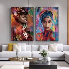 Street art graffiti Abstract Portrait Wall Art Canvas Painting Posters and Prints Wall Art Pictures for Living Room Home Decor 2024 - buy cheap