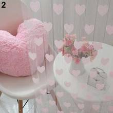 1x2m Fashion Door Curtains Valance Curtains For the Living Room Window Canopy Salon Heart Door Tassel Divider Valance Line 2024 - buy cheap