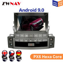 Zwnav android 9.0 rádio touch screen para lexus lx570 2007 2008-2015 unidade principal gps navegação áudio multimídia receptor estéreo 2024 - compre barato