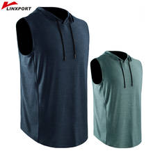 Camisetas esportivas para homens, blusas esportivas para corrida, treinamento de peso, musculação, roupas de ginástica, esportivo, roupa de malha com capuz 2024 - compre barato