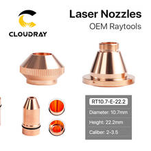Cloudray-boquilla láser tipo bala, calibre individual/doble capa, 0,8-4,0, para máquina cortadora láser de fibra, 1064nm 2024 - compra barato