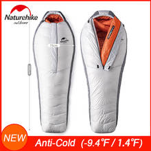 Naturehike 2019 Winter New Sleeping Bag UltraWarm White Goose Down Mummy Bag Alpine Camping Sleeping Bags Anti-Cold -9.4℉ / 1.4℉ 2024 - buy cheap