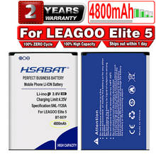 HSABAT 4800mAh BT-557P High Capacity Battery for LEAGOO Elite5 Elite 5  Smart Phone 2024 - buy cheap