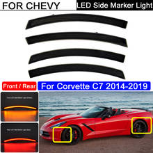 4 шт., фонари для Chevrolet Chevy Corvette C7 2014-2019 2024 - купить недорого