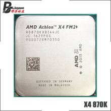 Processador amd athlon x4 870 k x4 870 k x4 870, cpu quad core com soquete fm2 + de 3.9 ghz 2024 - compre barato