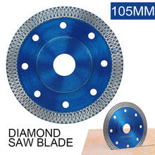 Porcelain Diamond Saw Blade 105mm For Porcelain Tile Ceramic Cutting Marble Granite Stone Saw Blade 2024 - compre barato