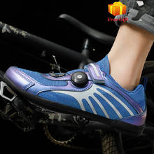 Zapatillas de Ciclismo transpirables Unisex, zapatos deportivos para bicicleta de carretera, sin bloqueo, novedad 2024 - compra barato