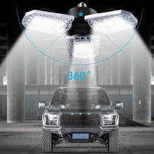 60W/80W/100W Waterproof IP65 LED Garage Lights Deformable E26/E27 LED Garage Ceiling Lights Flush Mount Warehouses Lighting 2024 - buy cheap