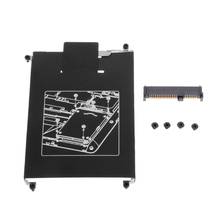 1 conjunto hdd caddy adaptador disco rígido interface suporte ssd cabo conector portátil acessório parafuso para hp 820 g1 g2 2024 - compre barato