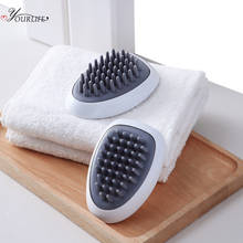 OYOURLIFE-cepillo de pelo de silicona para baño, depurador de masaje corporal para pelo, ducha, champú, peine, accesorios de baño 2024 - compra barato