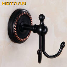 Free Shipping Antique Bronze Color Black Wall hooks& racks,Clothes hanger & Metal & Towel & coat&Robe hook.Bathroom Accessories 2024 - buy cheap