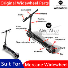 Оригинальный Универсальный электроскутер Mercane, широкие колеса, фары, подножка, тормозная накладка на приборную панель, амортизирующие рычаги 2024 - купить недорого