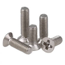 Countersunk Head Screw Nickel / Zinc Plated Phillips Flat M1.4 M1.6 M2 M2.5 2024 - buy cheap