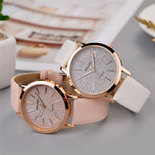 2019 New Women's Watches Ladies Fashion Luxury Brand Leather Quartz Watch Women Wristwatches Clock Relogio Feminino Masculino 2024 - buy cheap
