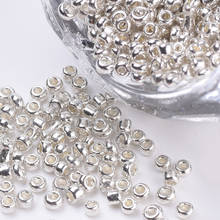 Miçangas de semente de vidro redondas para fabricação de joias, foscas/metálicas/banhadas/opacas, furo: 0.8mm; cerca de 30000 produto 2024 - compre barato