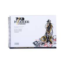 2021 New 34 Sheet A3/A4/A5 Professional Marker Paper Spiral Sketch Notepad Book Painting 2024 - buy cheap