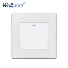 New Arrival 1 Gang 2 Way Wallpad Luxury White Wall Light Switch Rocker Switch 16A AC110~250V PC Panel 2024 - buy cheap