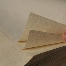 Xuan papel de fibra crepe manual, 50 folhas metade-dormir fibra chinesa pintura de papel juta cursivo & corrida molde caligrafia papel 2024 - compre barato