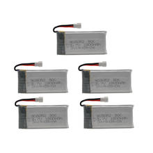 3.7v 1800mAh Rechargeable Battery for KY601S SYMA X5 X5S X5C X5SC X5SH X5SW X5HW X5UW M18 H5P HQ898 H11D H11C lipo battery 5pcs 2024 - buy cheap