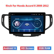 Radio con GPS para coche, reproductor Multimedia con Android 10,1, 9 pulgadas, 2DIN, para Honda Accord 8, 2008-2012 2024 - compra barato
