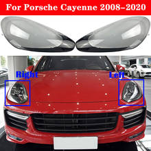 Auto Front Headlight Cover Headlamp Lampshade Lampcover Car Head Lamp light Glass Lens Shell For Porsche Cayenne 2008-2020 2024 - buy cheap
