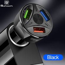 Suhach Quick Charge 3.0 2.0 USB Car Charger For Samsung Xiaomi 9 Redmi Note 7 Huawei P30 Pro Fast Car Charging Phone Charger 2024 - compre barato