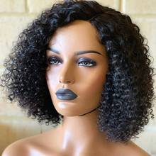 Deep Curly 2X6 Lace Deep Part Wig Deep Wave Short BoB Lace Front Human Hair Wigs Plucked Hairline with Baby Hair Peruvian Hair 2024 - buy cheap