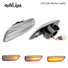 2pc led dinâmico turn signal light fender frente lado marcador lâmpadas para volvo s80 xc90 xc70 v70 s60 2001-2009 2024 - compre barato