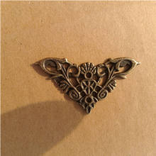 10 Pcs 6.5*4.7cm Antique Bronze Decorative Jewelry Gift Box Album Feet Leg Corner Protector Drop Ship 2024 - buy cheap