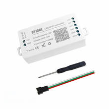 Controlador de tira de luces LED SP108E, controlador inteligente inalámbrico con WIFI, aplicación para WS2812B WS2811 WS2813 APA102C, DC5-24V 2024 - compra barato