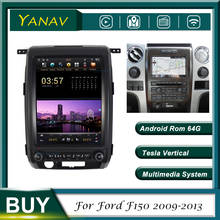 Radio con GPS para coche, reproductor Multimedia con Android, 2 Din, pantalla Vertical, receptor de vídeo estéreo, para Ford F150 2009-2013 2024 - compra barato