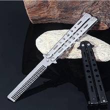 Beginner Butterfly Knife Six-hole Butterfly Practice Knife Butterfly Knife Combs Training Knife All-steel Butterfly Knife Edged 2024 - buy cheap