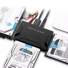 SATA Combo USB переходник ide-sata жесткий диск SATA к USB3.0 преобразователь передачи данных для 2,5/3,5 оптический диск HDD SSD США ЕС Великобритания разъем 2024 - купить недорого