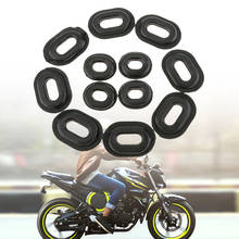 12pçs tampa lateral de motocicleta, anilha de borracha para honda cb cl xl 100 cg125 cb125s/125t, acessórios para motocicleta 2024 - compre barato