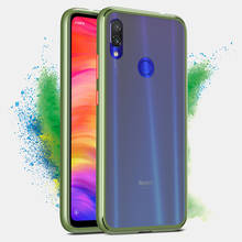 Para xiaomi redmi nota 7 caso duro pc + tpu transparente fosco capa protetora de volta caso para xiaomi redmi nota 7 pro note7 escudo 2024 - compre barato