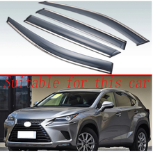 For Lexus NX200T NX300H NX 2015 2016 2017 2018 Plastic Exterior Visor Vent Shades Window Sun Rain Guard Deflector 4pcs 2024 - buy cheap