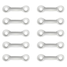 10 Pcs Caiaques, Canoas ou Barcos Deck Bungee Loops de Nylon Tie Down Almofada do Olho Branco Acessórios Caiaque 2024 - compre barato