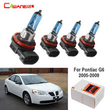 Cawanerl-bombilla halógena para coche Pontiac G6, 2005-2009, 4 piezas, 100W, H9, H11, 12V, alta potencia 2024 - compra barato
