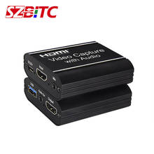 SZBITC 4K HDMI Video Capture With Audio HDMI to USB2.0 Converter Grabber Video Recording  for PS4 DVD Camera 2024 - buy cheap