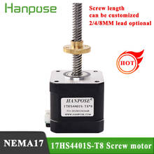 NEMA17 42 Stepper Motor 17HS4401S-T8*2 310mm Screw Rod Linear Z-Motor with Trapezoidal Lead Srew electronic automatic equipment 2024 - buy cheap