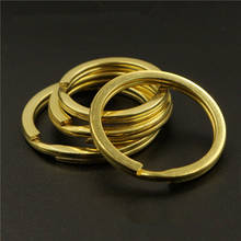 20 шт. 15 мм/20 мм/25 мм/30 мм латунное кольцо для ключей, круглое кольцо для ключей, Золотое кольцо для соединения, металлические застежки для обуви и сумок, пряжки для ремня, сделай сам 2024 - купить недорого