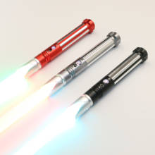 CIELTAN RGB Lightsaber 1 inch Blade Metal Handle Heavy Fighting FOC with 6 Sets Soundfonts 12 kinds Light Blaster Saber Toys 2024 - buy cheap