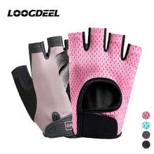 LOOGDEEL Weightlefting Gloves Gym Fitness Sports Gloves Breathable Wear-resistance Sweat-absorbent Shock cushion Sports Gloves 2024 - buy cheap