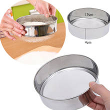 Professinal Kitchen Stainless Steel Flour Mesh Sugar Powder Sifter Strainer Flour Sieve Baking Tools Durable Accessories 2024 - buy cheap