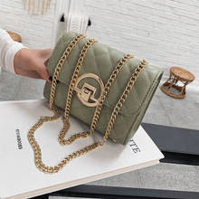 Fashion Female Shoulder bags PU leather women's Crossbody bag Luxury designer Lingge Handbags Chains sheepskin Totes 2019 new 2024 - buy cheap