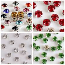 Diamantes de imitación para costura artesanal, aplique de Diamante de cristal SS16 Strass, garra de Diamante de imitación, piedras para coser y cristales F 2024 - compra barato