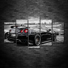 5Pcs Nissan GTR Luxury Sports Car HD Printed Oil Painting Modern Poster Home Decor Wall Art Canvas Living Room Modular Pictures 2024 - buy cheap