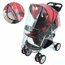 Universal Rain Cover Buggy Stroller Jogger Rain Cover Dust Windbreak 100% waterproof & transparent One size Stroller Accessories 2024 - buy cheap