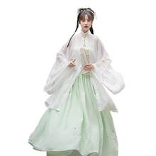 Vestido Hanfu elegante chino tradicional antiguo, hada bordada, escenario, traje de baile Flok, Retro, Dynasty Tang, Hanfu para mujer 12269 2024 - compra barato